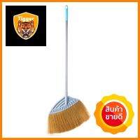 ไม้กวาดพื้นยางพาราใหญ่ด้ามยาว POLY-BRITE สีฟ้าRUBBER BROOM POLY-BRITE BULE **คุณภาพดี**