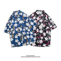 ◇  Flowers with short sleeves shirt in the summer of sanya hainan island beach shirt size male couples Thailand tourism leisure loose coat