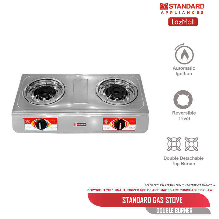 Standard Gas Stove Double Burner SGS234S Lazada PH