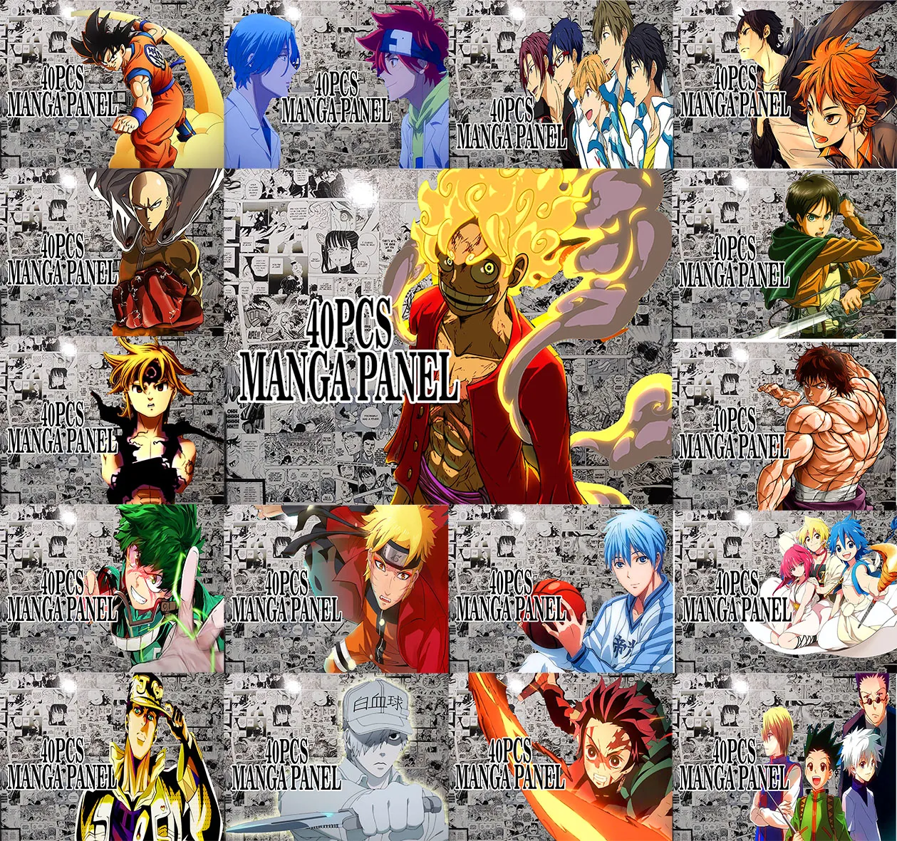 40pcs anime manga wallpaper | Lazada PH