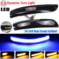 2pcs Dynamic Blinker Led Turn Signal Lights ed Flowing Rear View Mirror Lights Indicator For Ford Kuga 2013-2018