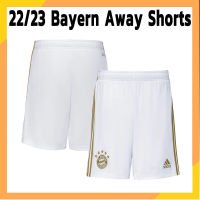 Ready Stock Bayern Munich Away Shorts 22/23 BM Men Football Shorts Jersey Custom Name 2022 2023 Man Soccer Jersey Shirt