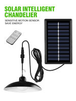 Solar Panel Powered Lights Pendant Ceiling Lamp Indoor Outdoor Garden Shed Patio Solar Light SingleDouble Head Chandelier