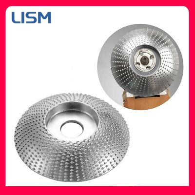 16mm Bore Round Wood Angle Grinding Wheel Abrasive Disc Angle Grinder Carbide Coating Shaping Sanding Wood Carving Rotary Tool