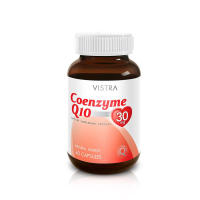 Vistra Coenzyme Q10 30mg 60 เม็ด วิสทร้า คิวเทน บำรุงผิว ริ้วรอย