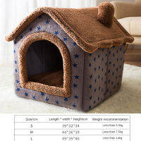 Dog Bed Cats House Cave For Small Puppy Comfortable Sofa With Mat Zipper Removable Pet Supplies Nest Deep Sleep Chihuahua Teddy