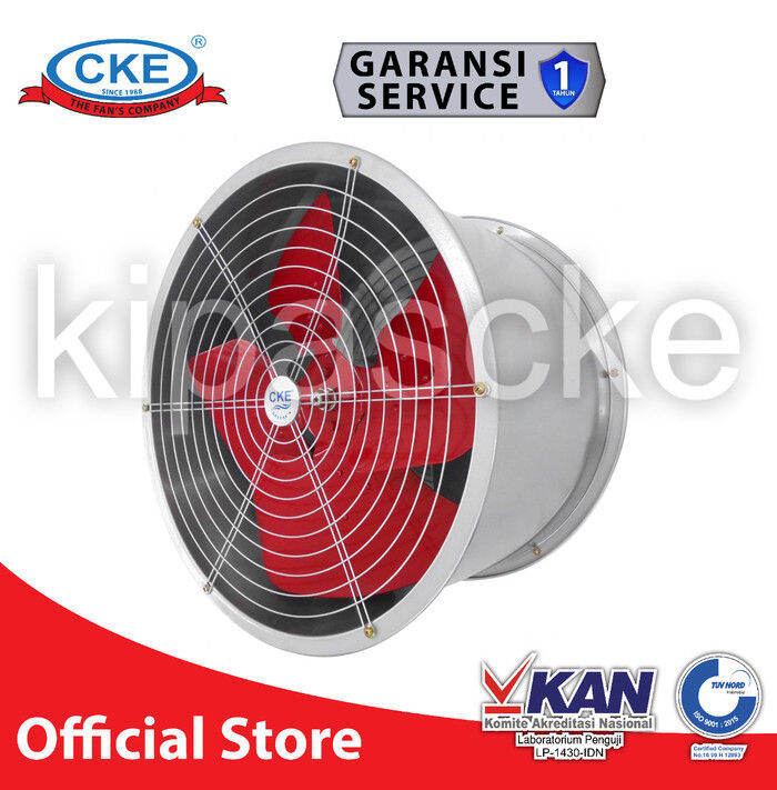 Drum Fan CKE Low Noise 16 Inch Kipas Drum Blower Tabung Exhaust Drum