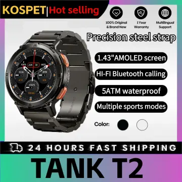 Original KOSPET TANK T2 Ultra Military Smart Watch Bluetooth