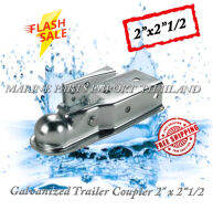 หัวครอบบอล คอบเปอร์ ขนาด - 2x2-1/2นิ้ว เทเลอร์ลากรถ เรือ Trailer Coupler 3500LBSGalvanized Trailer Coupler - 2" x 2-1/2 Inch Accepts 2 Hitch Ball