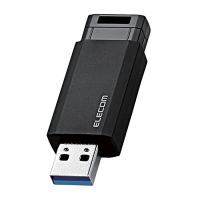 [ส่งตรงจากญี่ปุ่น] ELECOM ที่เก็บข้อมูล USB USB3.2 128GB (Gen1) /USB3.1 (Gen1)/USB3.0/Usb2.0แบบเคาะสีดำ MF-PKU3128GBK/E,ของแท้100%,Gratis Ongkir