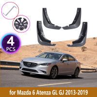 4PCS รถ Mudguards สำหรับ Mazda 6 Atenza GL GJ 2013 2014 2015 2016 2017 2018 2019 Cladding Splash Mud Flaps Mudflap รถอุปกรณ์เสริม