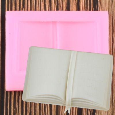 【YF】 School Book Reading Silicone Mold Sugarcraft Chocolate Fondant Cake Decorating Tools Polymer Resin Clay Mould