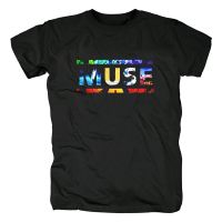 Hot sale Muse Band  graphic Mens 100% Cotton Round Neck Short Sleeve T-Shirt  Adult clothes