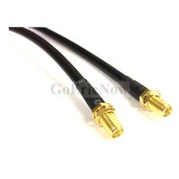 5 pcs RF Coaxial SMA Female to SMA Female for RG58 Cable Connector(0.15m)