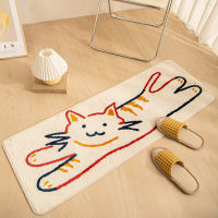 Bubble Kiss Cartoon Cat Rugs For Bedroom Shaggy Soft Carpets For Living Room Machine Wash Anti Slip Floor Mat Home Decor Rug