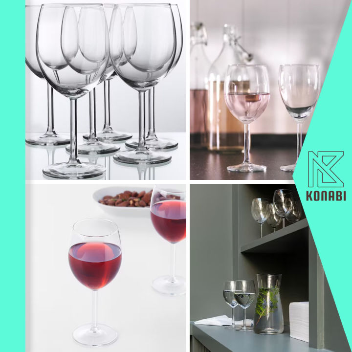 SVALKA Wine glass, clear glass - IKEA