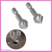 Manao 6ขลุ่ย Countersink เจาะบิต chamfer ตัดเครื่องมือไม้หกเหลี่ยมจับ