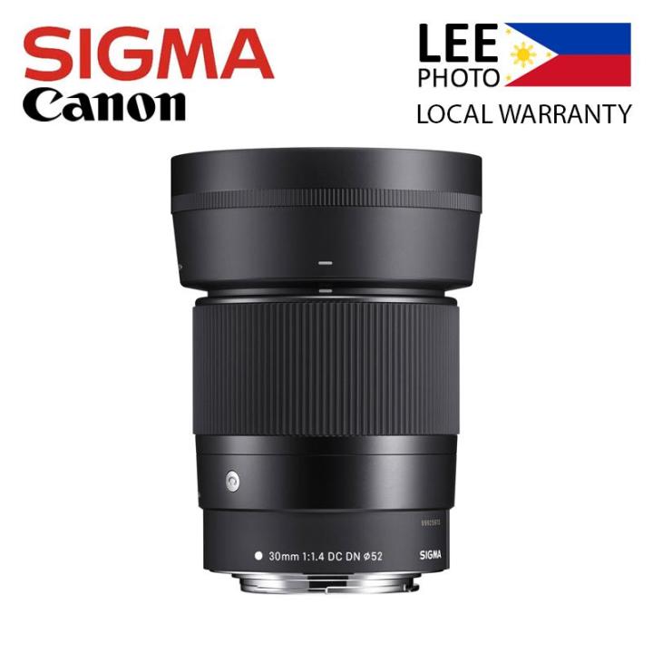 Sigma 30mm f/1.4 DC DN Contemporary Lens for Canon EF-M - (Lee