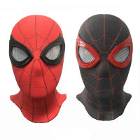 Cosplay 1:1 Helmet Spider Man PVC Costume Headgear Black Stealth Version Halloween Superhero Children Gifts