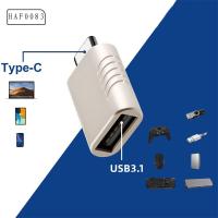 HAF0083 USB-C ผู้ชาย ตัวผู้ไทป์ซี ตัวแปลงสัญญาณ ตัวแปลงสายเคเบิล USB 3.1สำหรับสตรี USB ตัวเมียเป็น Type C ตัวผู้ สายเคเบิลชนิด C ตัวแปลงสายเคเบิลชนิด C ตัวเชื่อมต่ออะแดปเตอร์ อะแดปเตอร์ OTG อะแดปเตอร์ USB ตัวเมีย