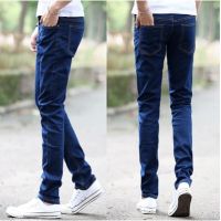 กางเกงยีนส์ขายาวชาย แฟชั่นผู้ชาย ใส่สบาย jeans 2 สี