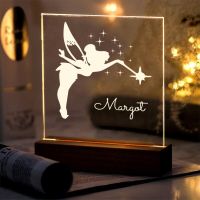 Custom Name Night Light Kid Nursery Room 7Cols USB Light Personalized Table 3D Acrylic Lamp newborn baby Customized Toddler Gift Night Lights