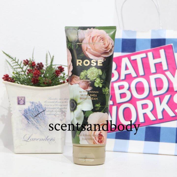 Cod Bath And Body Works Rose Ultra Shea Body Cream Lotion Lazada Ph