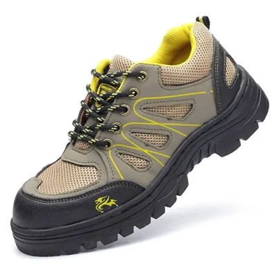 Tamias Safety shoes รองเท้าเซฟตี้ หัวเหล็ก ผ้าใบ รองเท้านิรภัย  รองเท้านิรภัยระบายอากาศกลางแจ้งสําหรับผู้ชาย ป้องกันการลื่นป้องกันการทุบรองเท้าคุ้มครองแรงงาน
