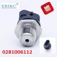 ERIKC 1800บาร์0281006112 0 281 006 112รางเชื้อเพลิงเซ็นเซอร์แรงดันสูงเครื่องควบคุมการฉีดทั่วไปสำหรับ FIAT DUCATO 2.3 JTD