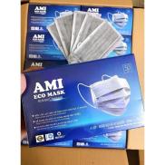 Hộp 50 chiếc Khẩu trang y tế AMI 4 lớp kháng khuẩn cao cấp  Chính Hãng