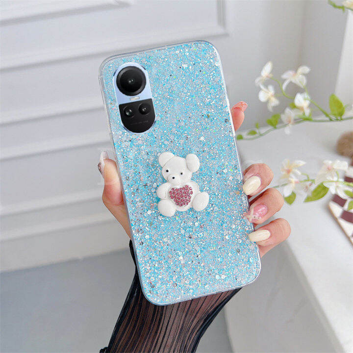 เคสแฟชั่นวิบวับสำหรับ-oppo-reno-10-5g-เคสโทรศัพท์มือถือแบบนิ่มซิลิโคนใส-oppo-reno-10-reno-10-pro-reno-10-pro-2023เคสหลังกันกระแทก-oppo-reno-10pro-บวก5g