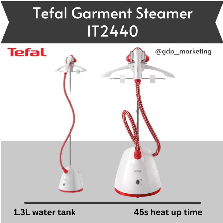 Tefal Garment Steamer IT2440 with 45s Fast Heat Up, 2 Level Steam Lazada