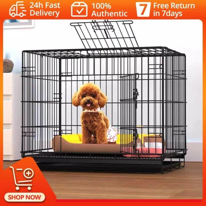 Indoor And Outdoor Cat And Dog Rabbit Pet Cage Large Dog Double Door