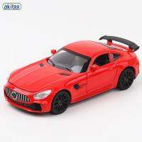 【In-demand】 Mamas &amp; Babies Akitoo Mercedes-Benz GT รถซูเปอร์สปอร์ตของเล่นโมเดลรุ่นรถโลหะผสมเสียงและดึงกลับ