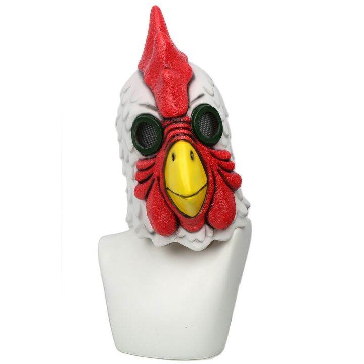 ใหม่หน้ากากยางคอสเพลย์-richard-rooster-miami-สําหรับผู้ใหญ่