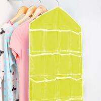 【YF】 Hanging Storage Bag 16 Pockets Space Saving Polyester Behind Door Underwear Household Supplies