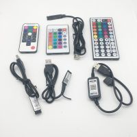 แถบไฟ Led 5V 12 V 24 V โวลท์อาร์จีบี Usb Ir รีโมทคอนโทรล Rf Usb ทีวี Led แถบไฟ Led แถบไฟ3 17 24 44 Key Remote/ตัวควบคุมบลูทูธ