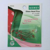 Newey Glass Head Pins / เข็มหัวแก้ว แบรนด์ Newey (แบรนด์ในเครือ Prym Germany) (N99036)