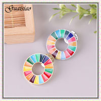 Guaisiao Enamal 17 Colors Sustainable Development Goals Brooch United Nations SDGs Pin