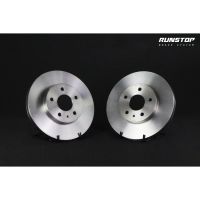 RUNSTOP รันสตอป brake disc จานเบรคหน้า เบรก แบบเรียบ ขนาดเดิม278mm FORD รุ่น FOCUS ราคาต่อคู่