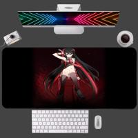 Anime Akame Ga Kill Mouse Pad อุปกรณ์เล่นเกม PC Gamer การพิมพ์ HD Office โต๊ะคอมพิวเตอร์ แผ่นแล็ปท็อป Varmilo Keyboard Mouse Pad