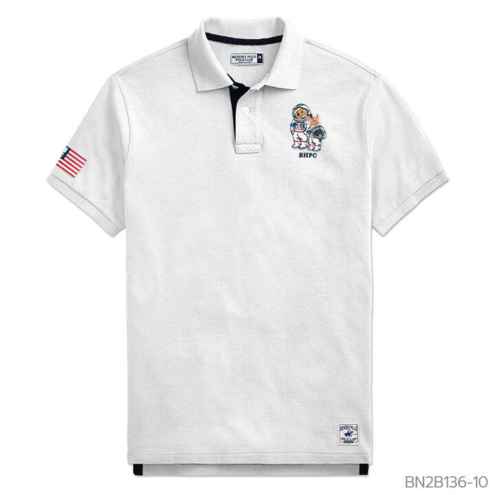Beverly Hills Polo Club เสื้อโปโลแขนสั้น คอปก รุ่น BN2B136(ของแท้ 100% ...