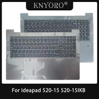 คีย์บอร์ดสำหรับ Lenovo ต้นฉบับใหม่ Ideapad 520-15 520-15IKB แล็ปท็อปที่วางแขนตัวพิมพ์ใหญ่ฝาครอบด้านบนกับเราทัชแพดแป้นพิมพ์