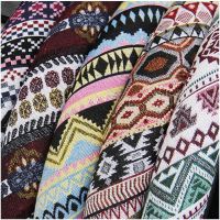 【YF】 QFHETJIE 37-38CM Car Steering Wheel Cover Boho Cotton Wear-resistant Embossed Without Inner Ring Elastic Band Handle