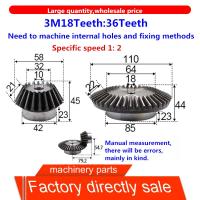 【✴COD✴】 lezhandai00470736 ความเร็วเฉพาะ3โหมด1: 2เฟืองในรู10mm ข้างใน3m18teeth 8มม.: 36ฟันเกียร์90องศา