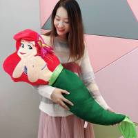 หมอนตุ๊กตานุ่ม รูปการ์ตูนดิสนีย์ นางเงือกดิสนีย์ The Little Mermaid Ariel SQ2 สําหรับตกแต่งบ้าน โซฟา