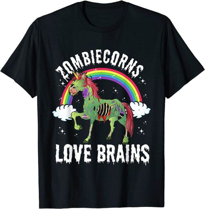 zombiecorns-love-brains-zombie-unicorn-rainbow-halloween-t-shirt-cotton-men-top-t-shirts-custom-t-shirt-popular-simple-style