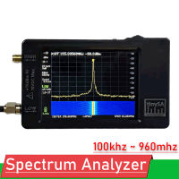 เครื่องวิเคราะห์สเปกตรัมแบบใช้มือถือ100Khz ถึง960Mhz เครื่องกำเนิดสัญญาณคลื่นสแควร์/ไซน์จอแสดงผล LCD หน้าจอสัมผัสแบบดิจิตอล FM Mf/hf/vhf UHF