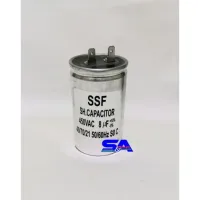 Kapasitor Pompa Air 8 Uf 2 Socket Body Alumunium/Capacitor 8 Mikro