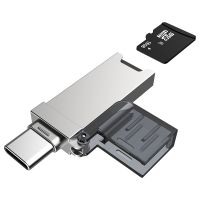 กินสลีย์การ์ดรีดเดอร์ USB 3.0เอสดี/ไมโครการ์ดความจำ OTG หน่วยความจำอัจฉริยะการ์ดอะแดปเตอร์สำหรับแล็ปท็อป USB 3.0 Type C การ์ดรีดเดอร์การ์ดรีดเดอร์ SD